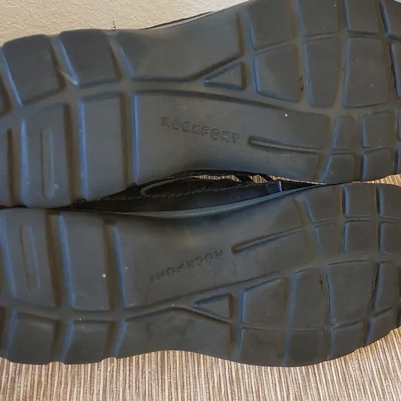 Mens black Rockport lace up shoes - Picture 5 of 6